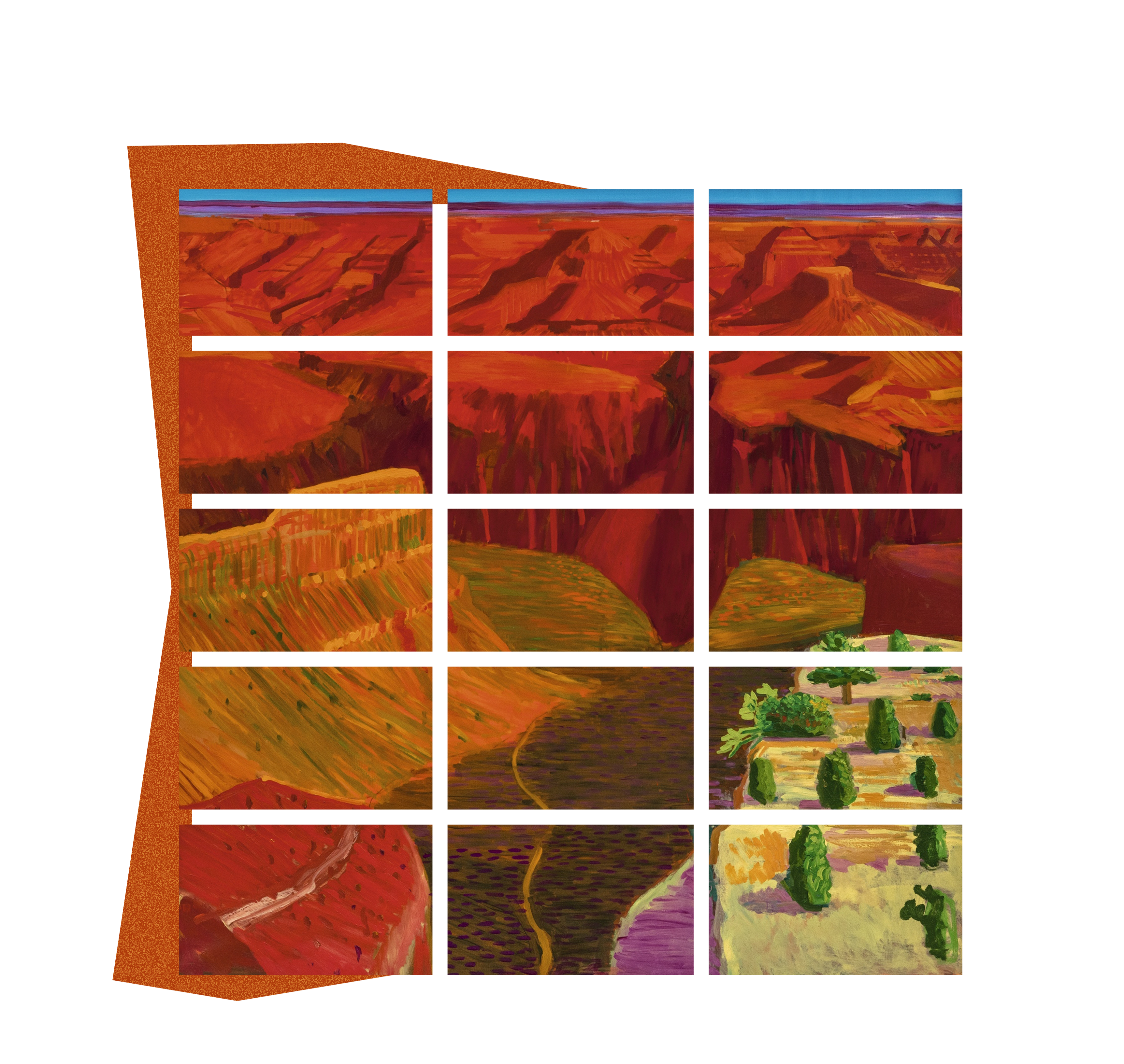 15 Canvas Study of the Grand Canyon collage en el interactivo de Landforms